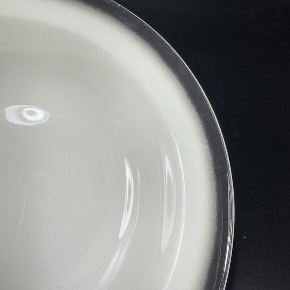 McNicol China Heavy Restaurant Ware Black Ombré Deep Dish Bowl Set 3 Bowl Dishes - Picture 7 of 10